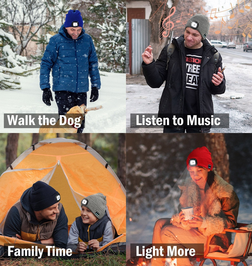 🔥Hot Sale 49% OFF🔥-3-in-1 Function Bluetooth Beanie🌟