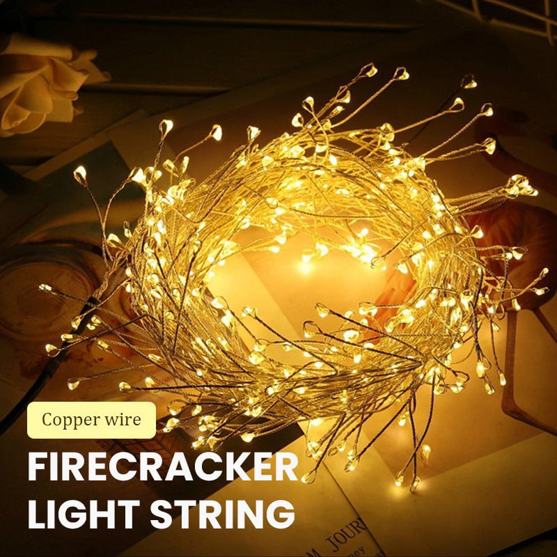 🔥Hot Sale 50% OFF🔥-Copper Wire Firecracker Light String✨