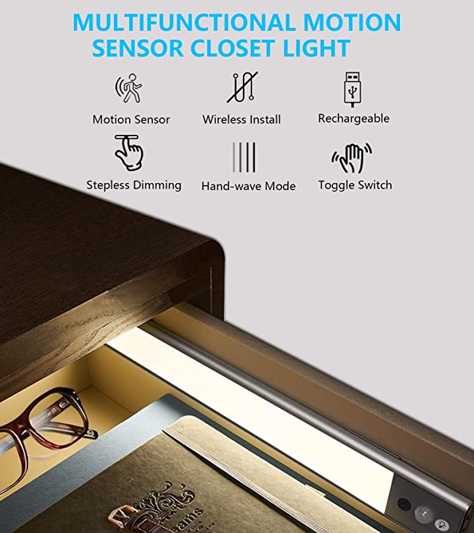 ✨LED Motion Sensor Night Light💡