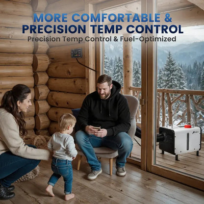 🎁Black Friday Sale 50% OFF - Upgraded 8KW Diesel Heater 12V/24V & AC🔥, All-in-One Portable Air Heater, Top-Rated Brand for RV, Truck, Car & Campers