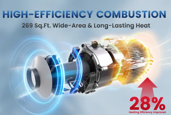 🎁Black Friday Sale 50% OFF - Upgraded 8KW Diesel Heater 12V/24V & AC🔥, All-in-One Portable Air Heater, Top-Rated Brand for RV, Truck, Car & Campers