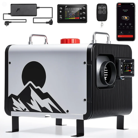 🎁Black Friday Sale 50% OFF - Upgraded 8KW Diesel Heater 12V/24V & AC🔥, All-in-One Portable Air Heater, Top-Rated Brand for RV, Truck, Car & Campers