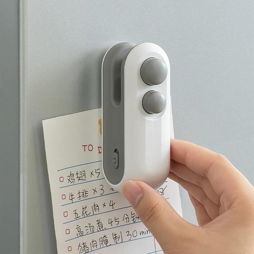 Small 2-in-1 Rechargeable Magnetic Snack Sealer