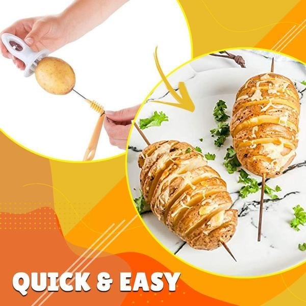 🔥Hot Sale 49% OFF-Perfect Potato Tornado Cutter