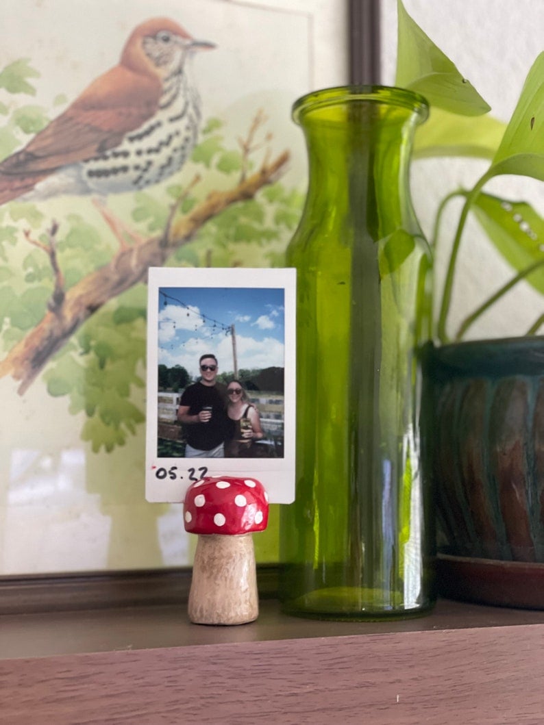 💥Last Day Promotion 50% OFF🔥-Handmade Clay Photo Holders🍄