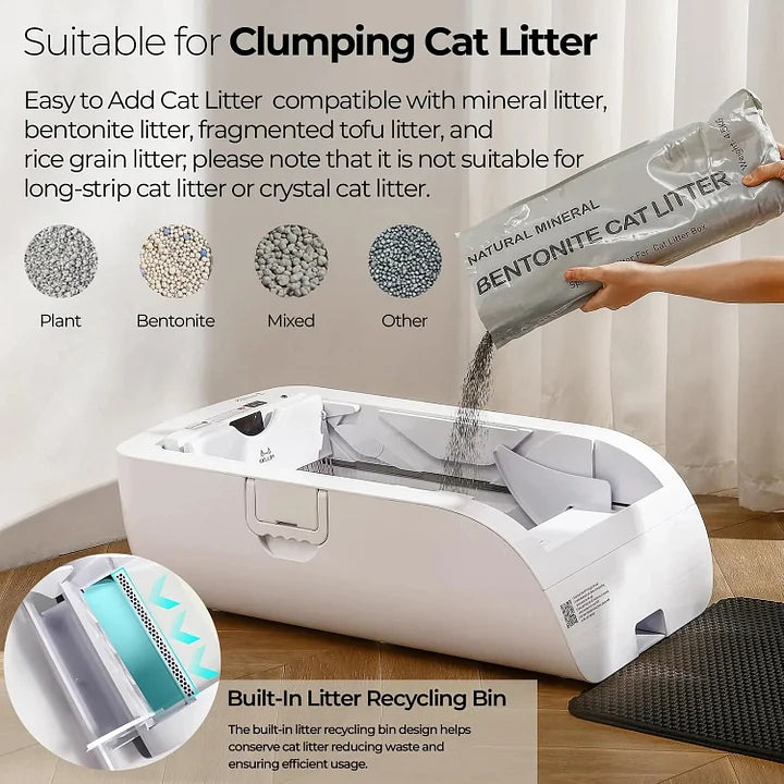 Self-Cleaning Cat Litter Box