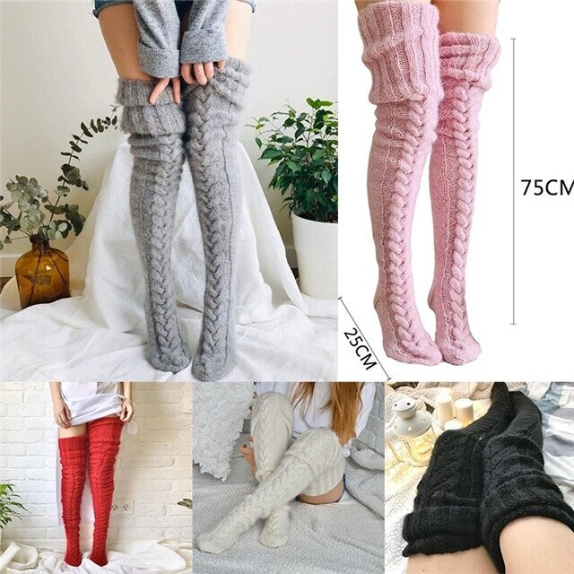 🔥Warm Over Knee Extra Long Knitted Socks